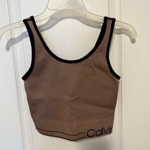 Calvin Klein Ribbed Sports Bra